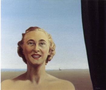 Rene Magritte : portrait of adrienne crowet